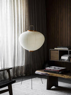 Lampa podłogowa w stylu japońskim Nastrojowe miękkie oświetlenie