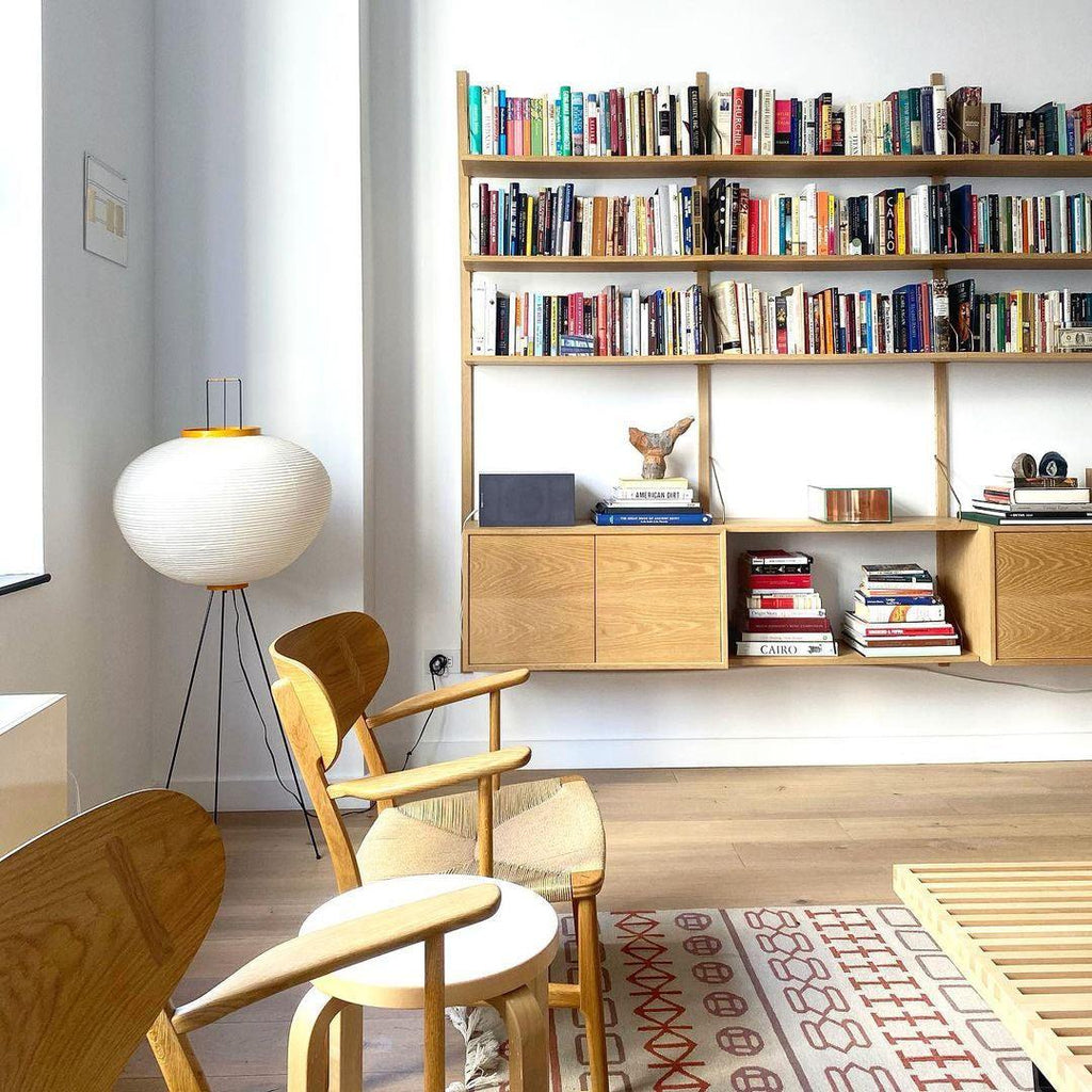 Lampa podłogowa w stylu japońskim Nastrojowe miękkie oświetlenie