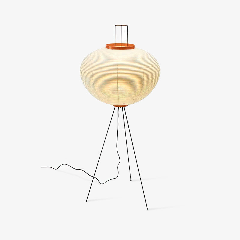 Lampa podłogowa w stylu japońskim Nastrojowe miękkie oświetlenie