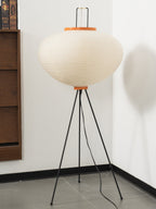 Lampa podłogowa w stylu japońskim Nastrojowe miękkie oświetlenie