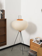 Lampa podłogowa w stylu japońskim Nastrojowe miękkie oświetlenie