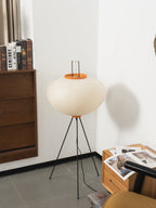 Lampa podłogowa w stylu japońskim Nastrojowe miękkie oświetlenie