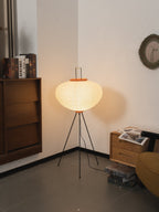 Lampa podłogowa w stylu japońskim Nastrojowe miękkie oświetlenie