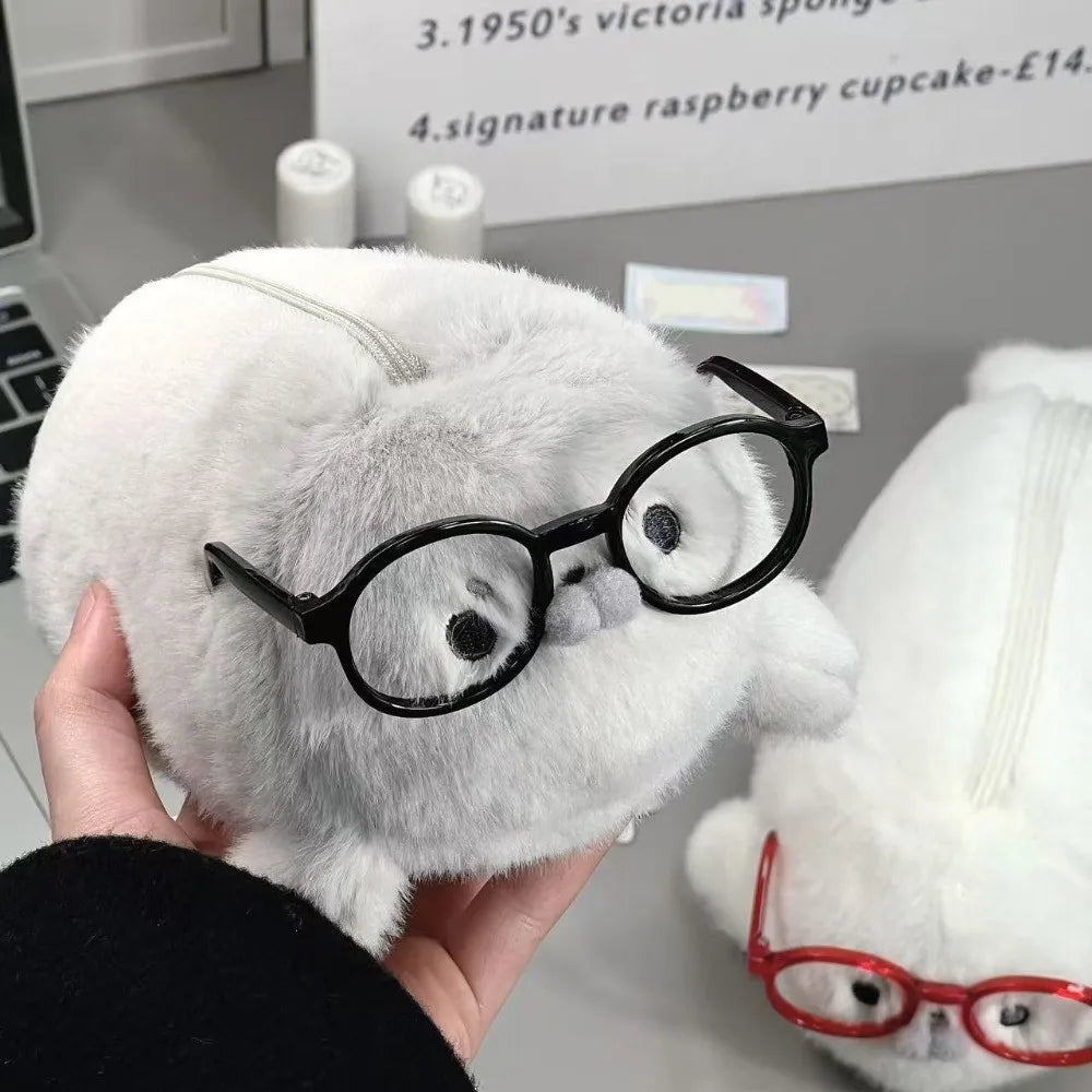 Trousse en peluche grande capacité