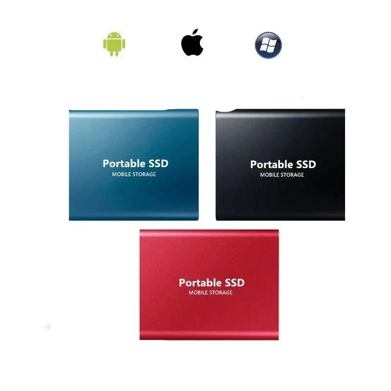 Disco SSD portatile affidabile da 128TB per uso professionale