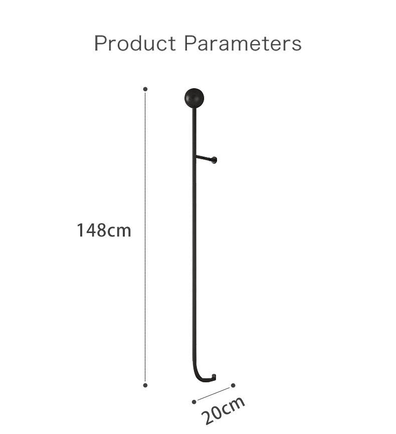 Minimalistyczny Dekoracyjny Wieszak Ścienny na Płaszcze