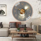 Elegant Silent Decorative Wall Clock for Home
