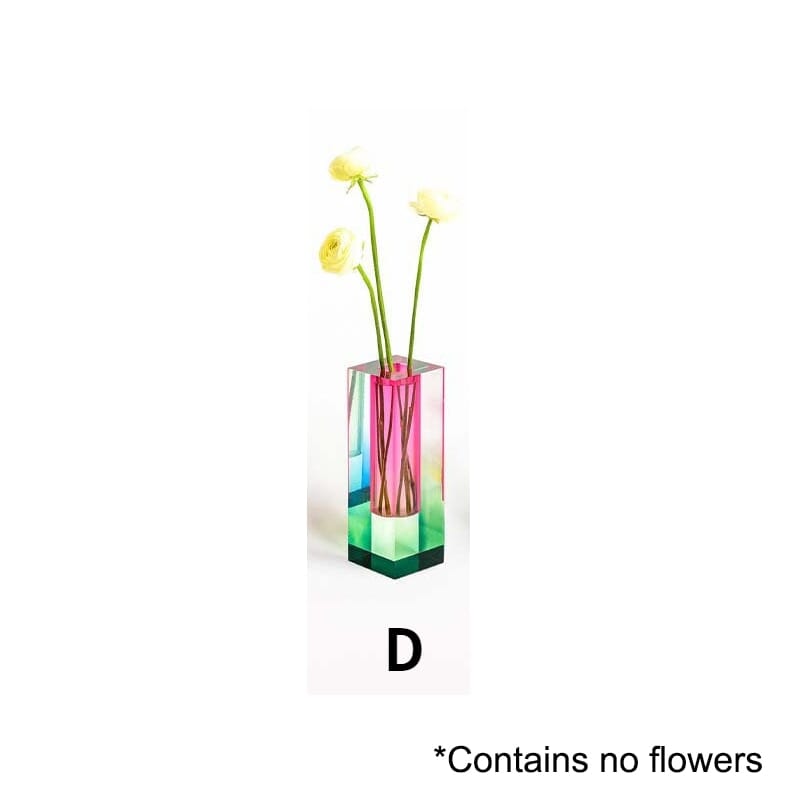 Modern colorful planter for styling houseplants