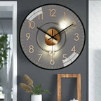 Leiser Wanduhr, elegant, passend für Innenräume