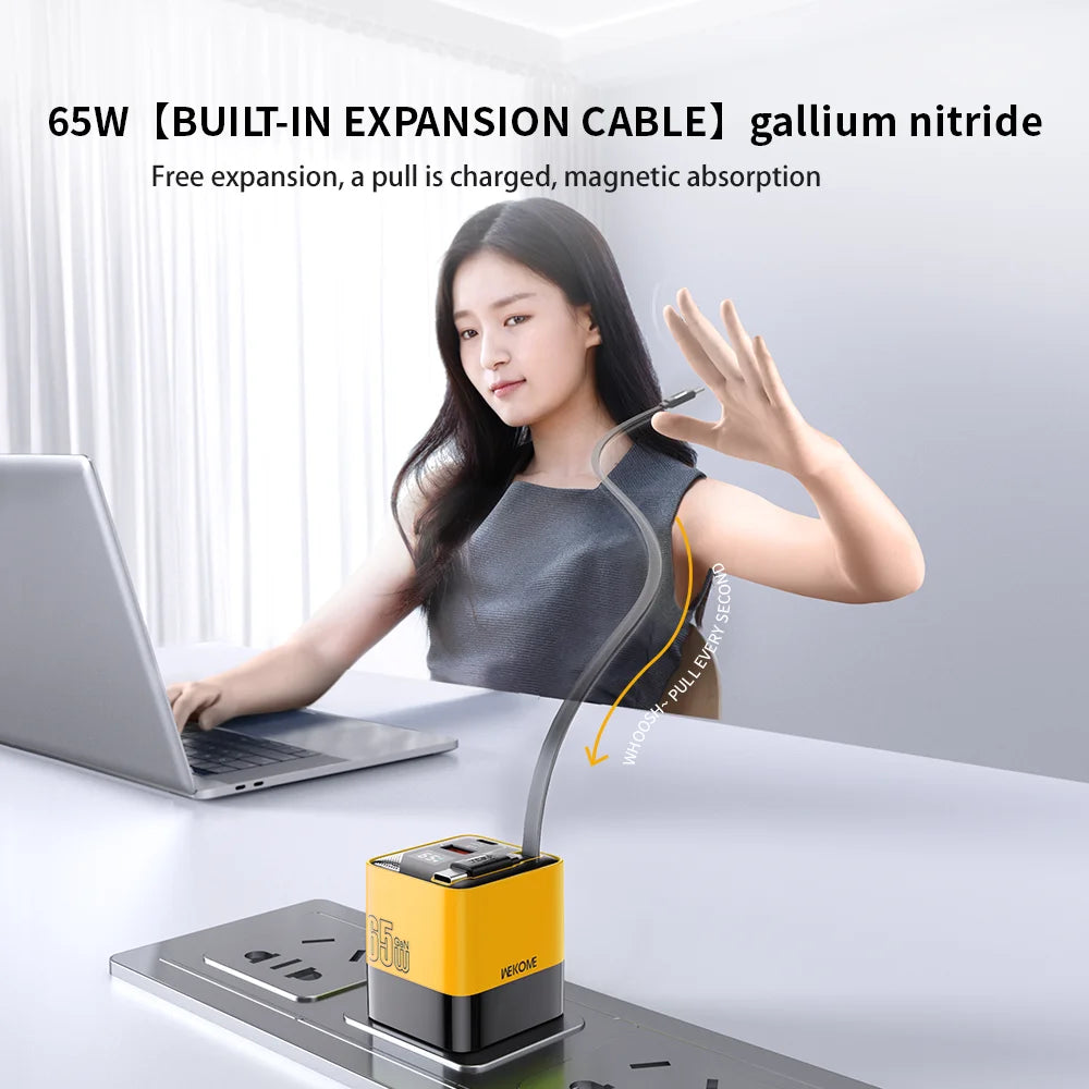 USB-C Power Adapter with Included Charging Cable