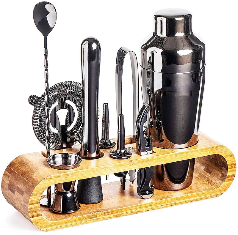 Ensemble de barman de 10 pièces - set complet pour préparer des cocktails