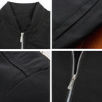 Męska kurtka na zamek bomberka ze ściągaczem