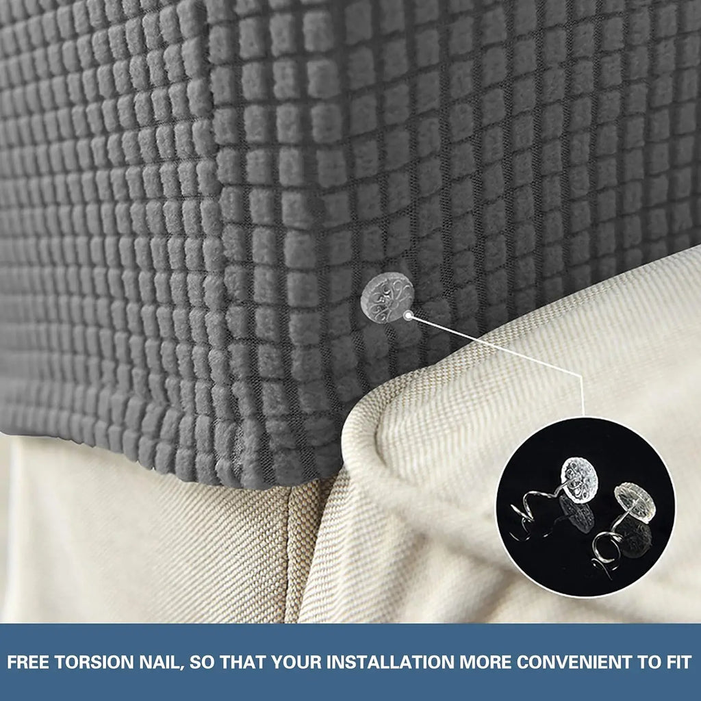 Eleganckie 2-częściowe pokrowce na podłokietniki sofy