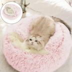 Cuccia rotonda per animali con cappuccio
