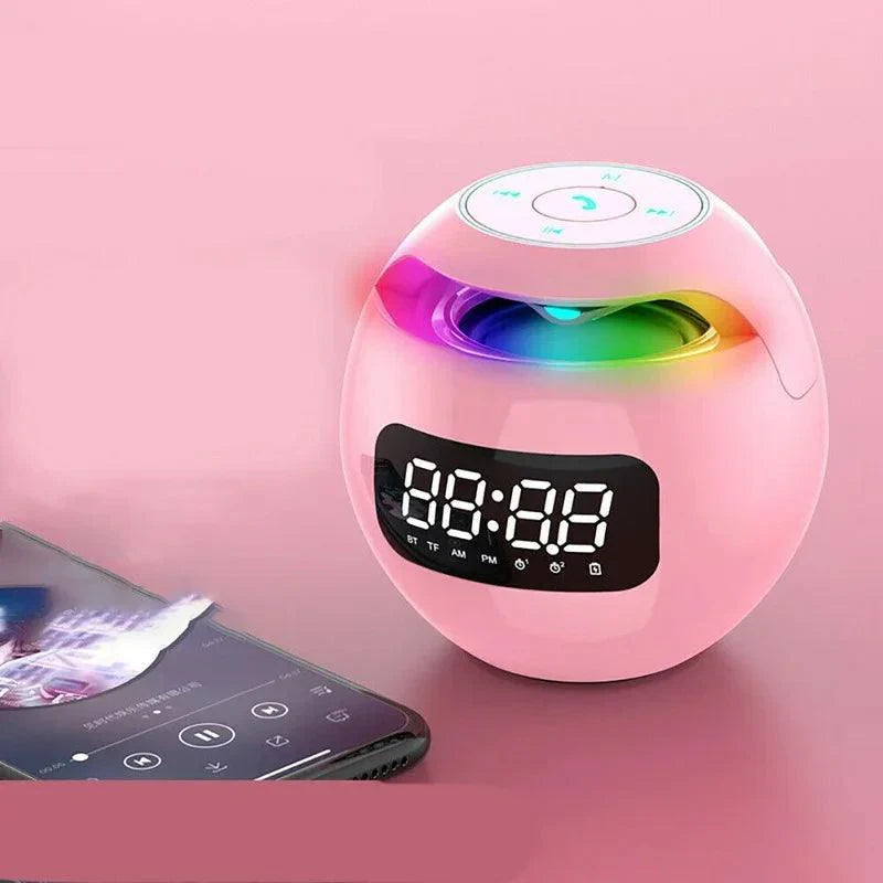 Sveglia digitale con altoparlante Bluetooth e illuminazione LED colorata
