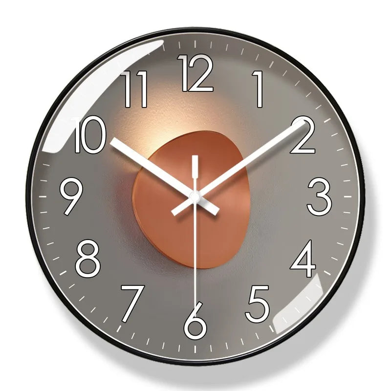 Orologio da parete universale silenzioso e rotondo di lusso per casa moderna