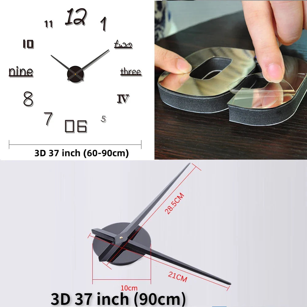 Dekoracyjny zegar ścienny do nowoczesnych wnętrz