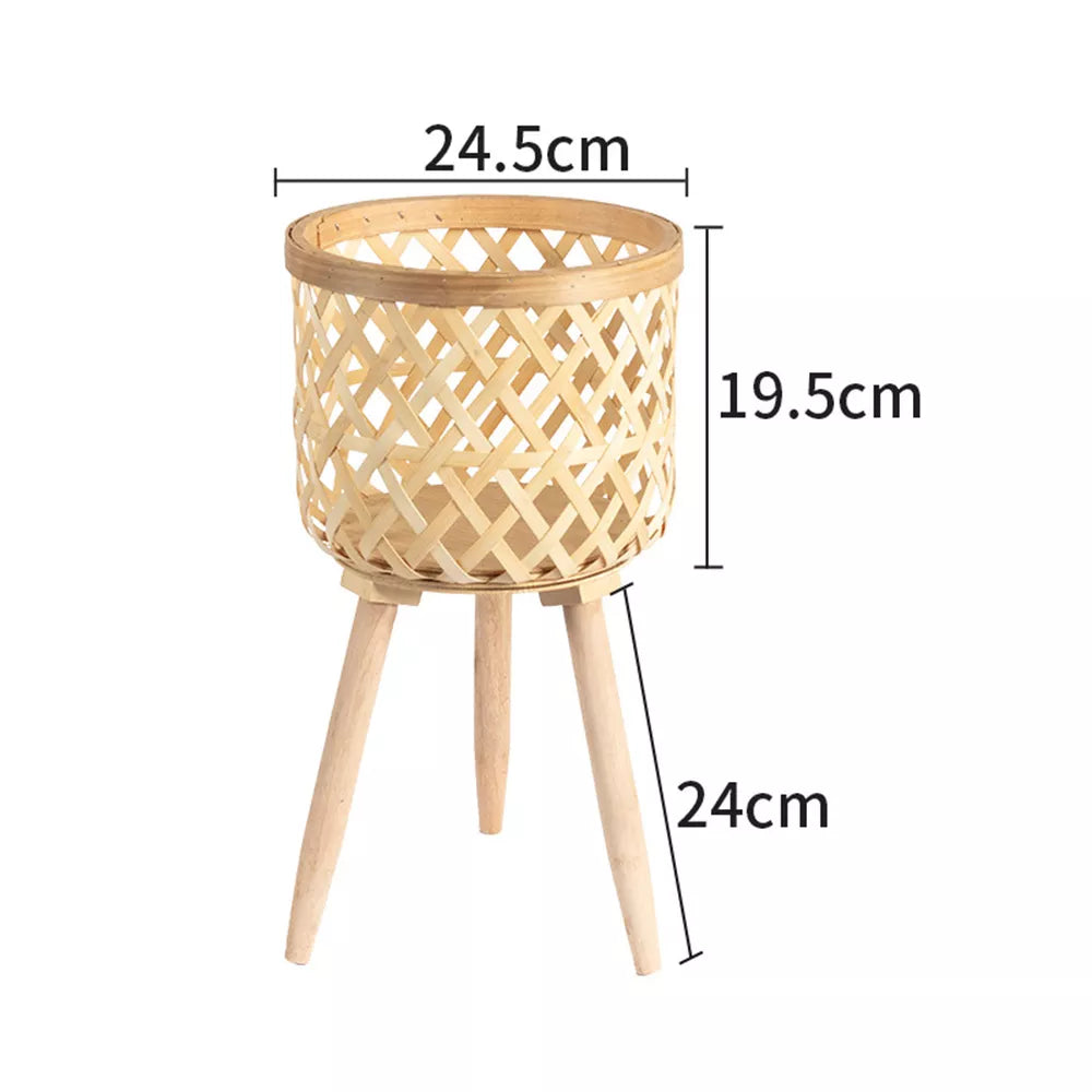 Soporte elevado para macetas con patas estables