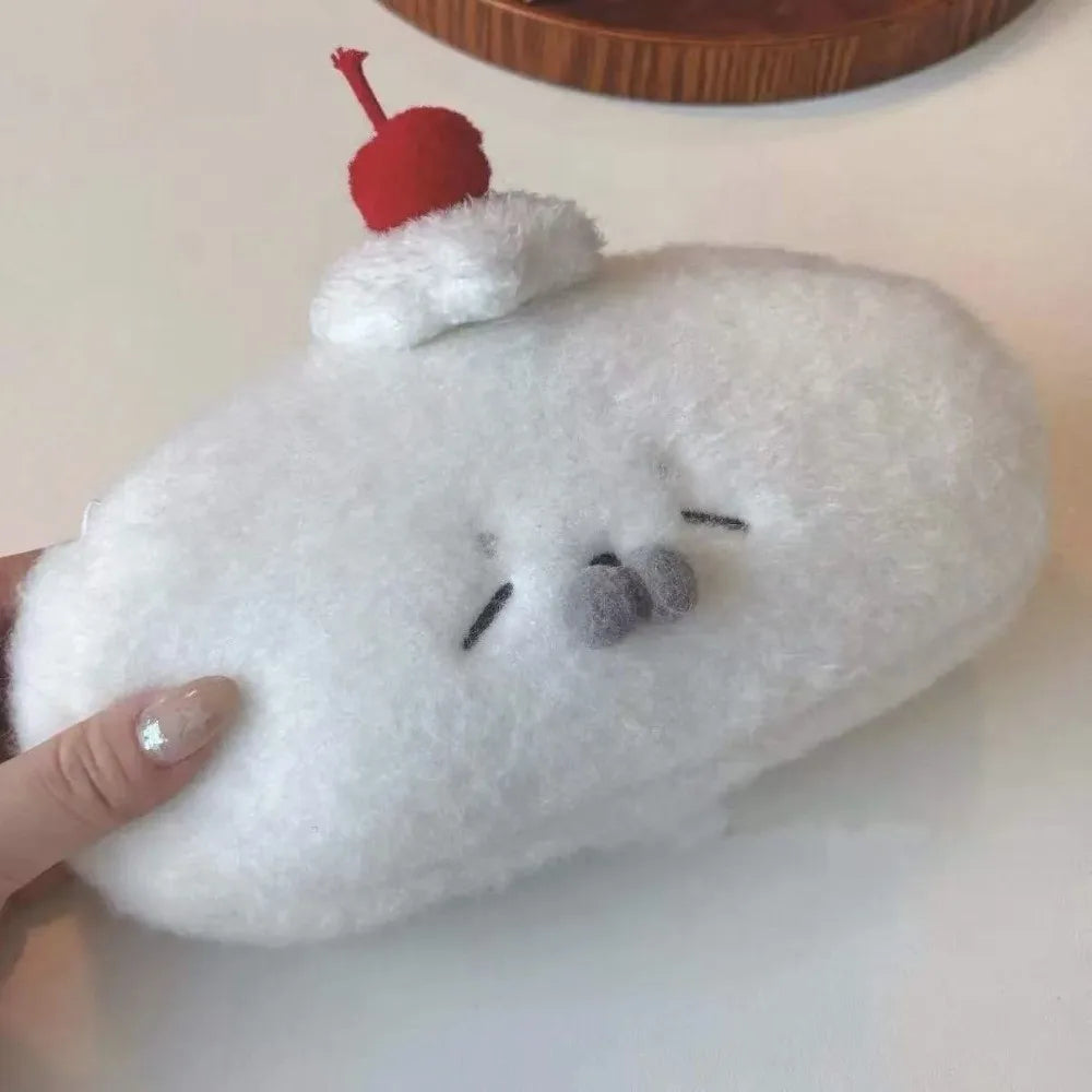 Trousse en peluche grande capacité
