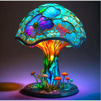 Lampe de table décorative champignon lumière d'ambiance douce
