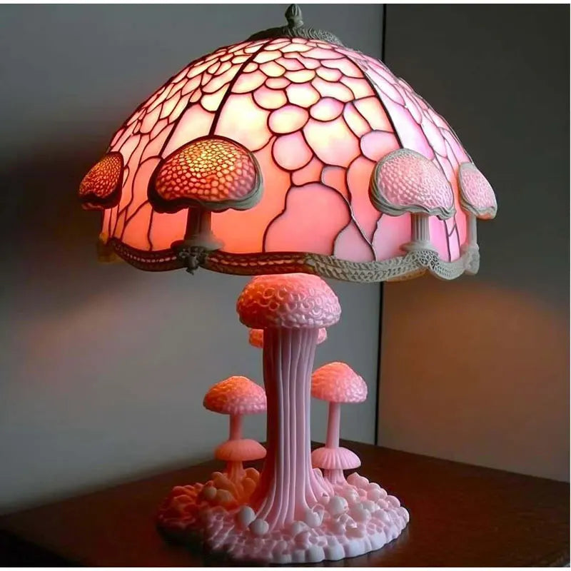 Decorative Mushroom Table Lamp Soft Ambient Light