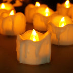 Candele decorative senza fiamma con luce delicata