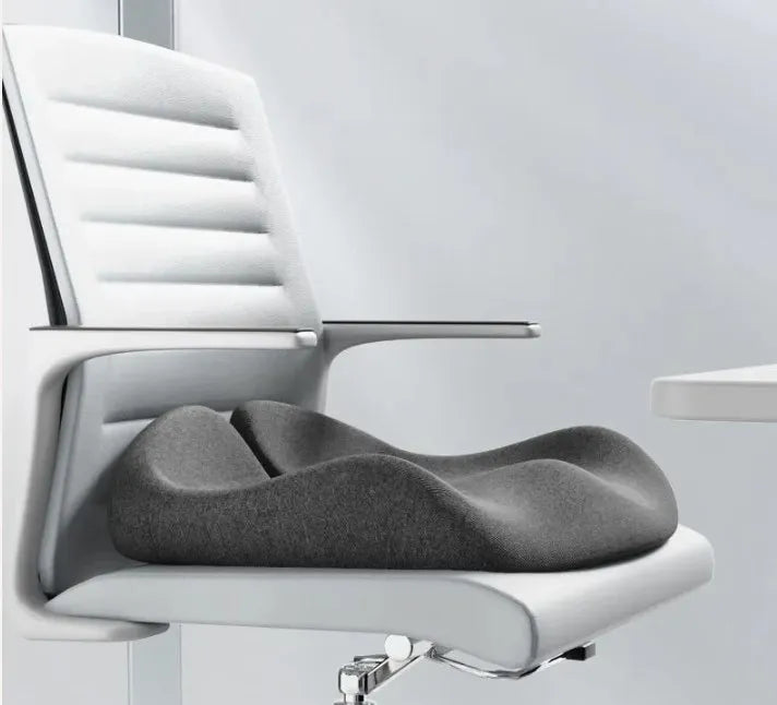 Memory foam seat cushion – support for the tailbone and posture improvement