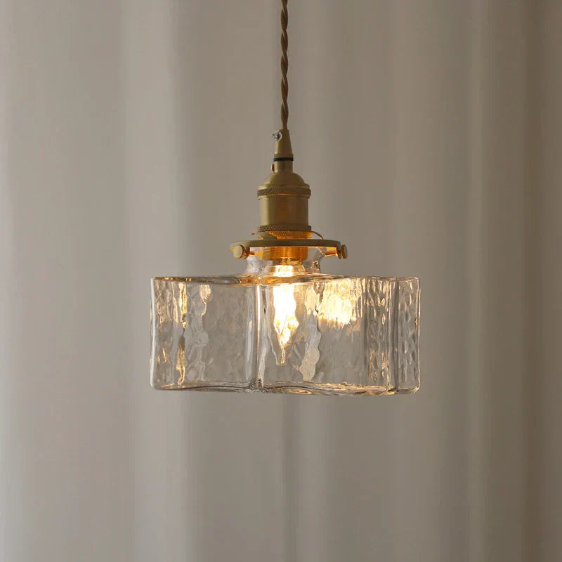 Lampada da soffitto vintage a sospensione Illuminazione retro testurizzata