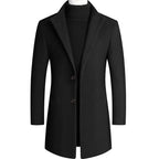 Men's single-breasted coat Classic elegant cut