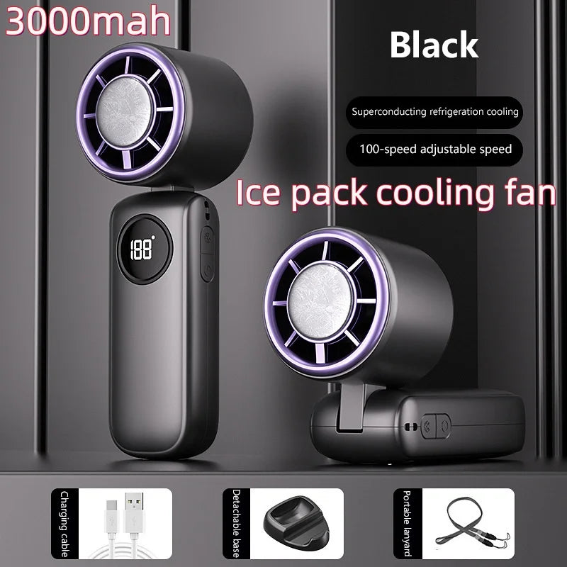 Portable Bladeless Neck Fan 8000mAh USB