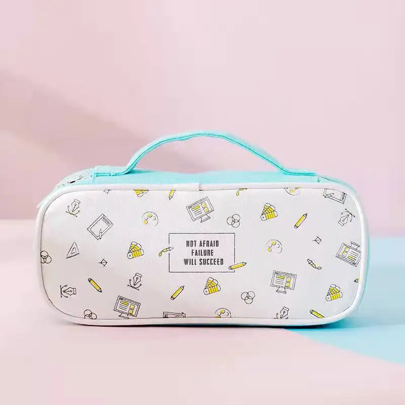 Organizer für Federmäppchen mit klappbarer Tasche