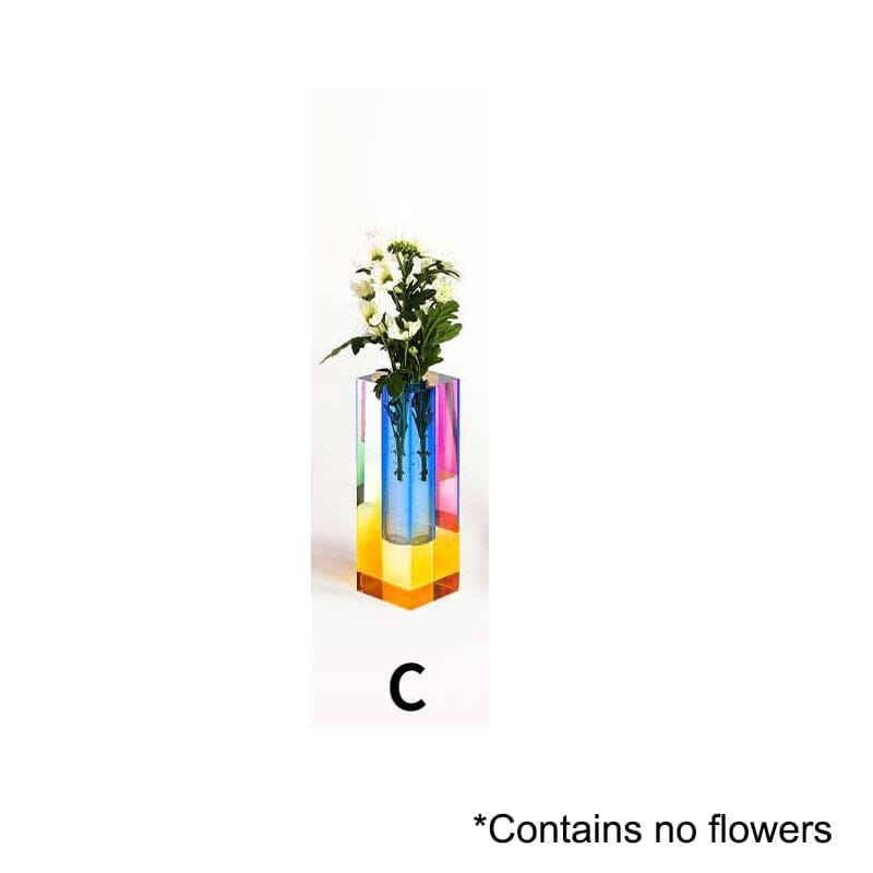 Modern colorful planter for styling houseplants