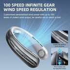 Ventilatore portatile senza pale da collo 8000mAh USB