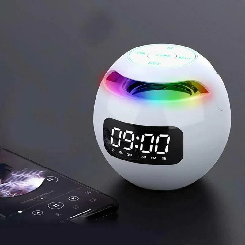 Sveglia digitale con altoparlante Bluetooth e illuminazione LED colorata