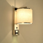 Artistic lightweight luxury 1-light stainless steel wall lamp