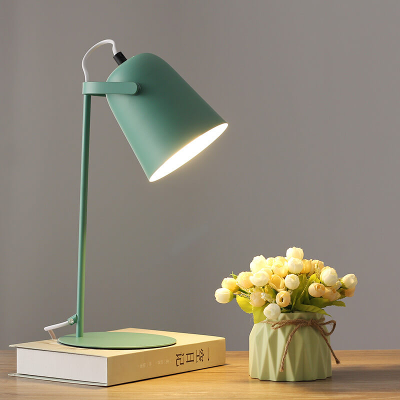 Dekorativna stolna lampa u obliku kante Nordijski pastelni tonovi