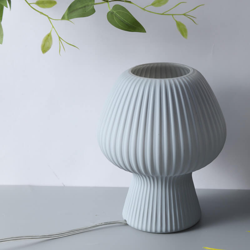 Minimalist mushroom-shaped night light