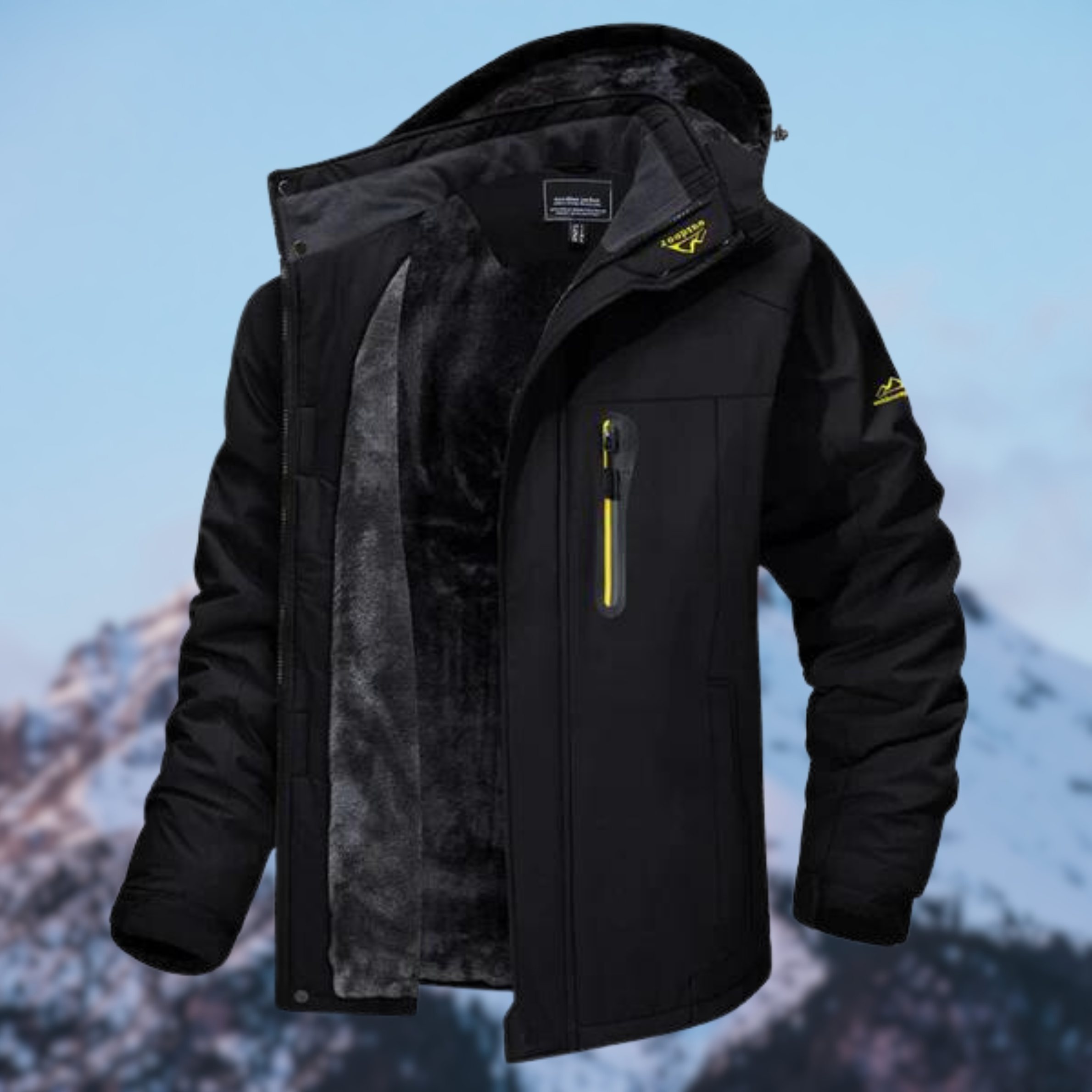 Herren Outdoorjacke gefüttert Winterjacke für jedes Wetter