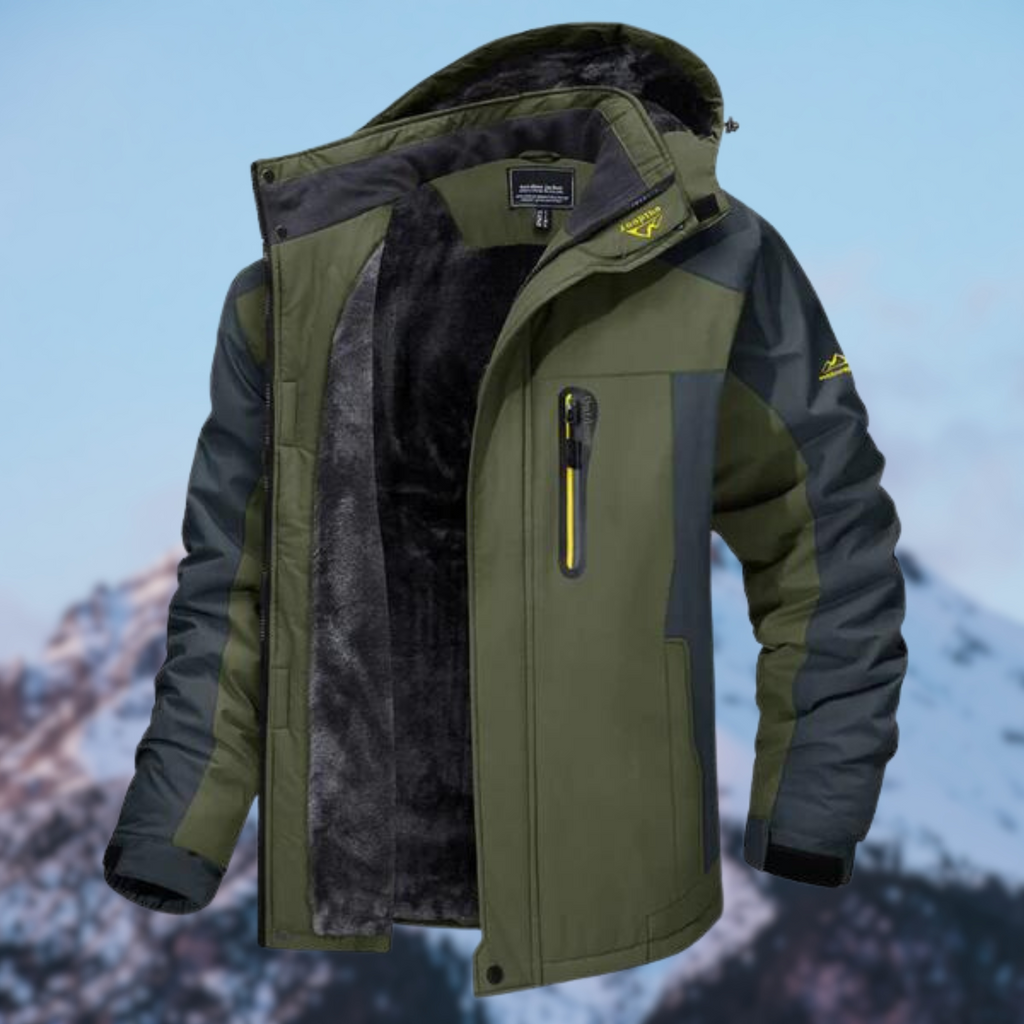 Herren Outdoorjacke gefüttert Winterjacke für jedes Wetter