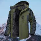 Herren Outdoorjacke gefüttert Winterjacke für jedes Wetter