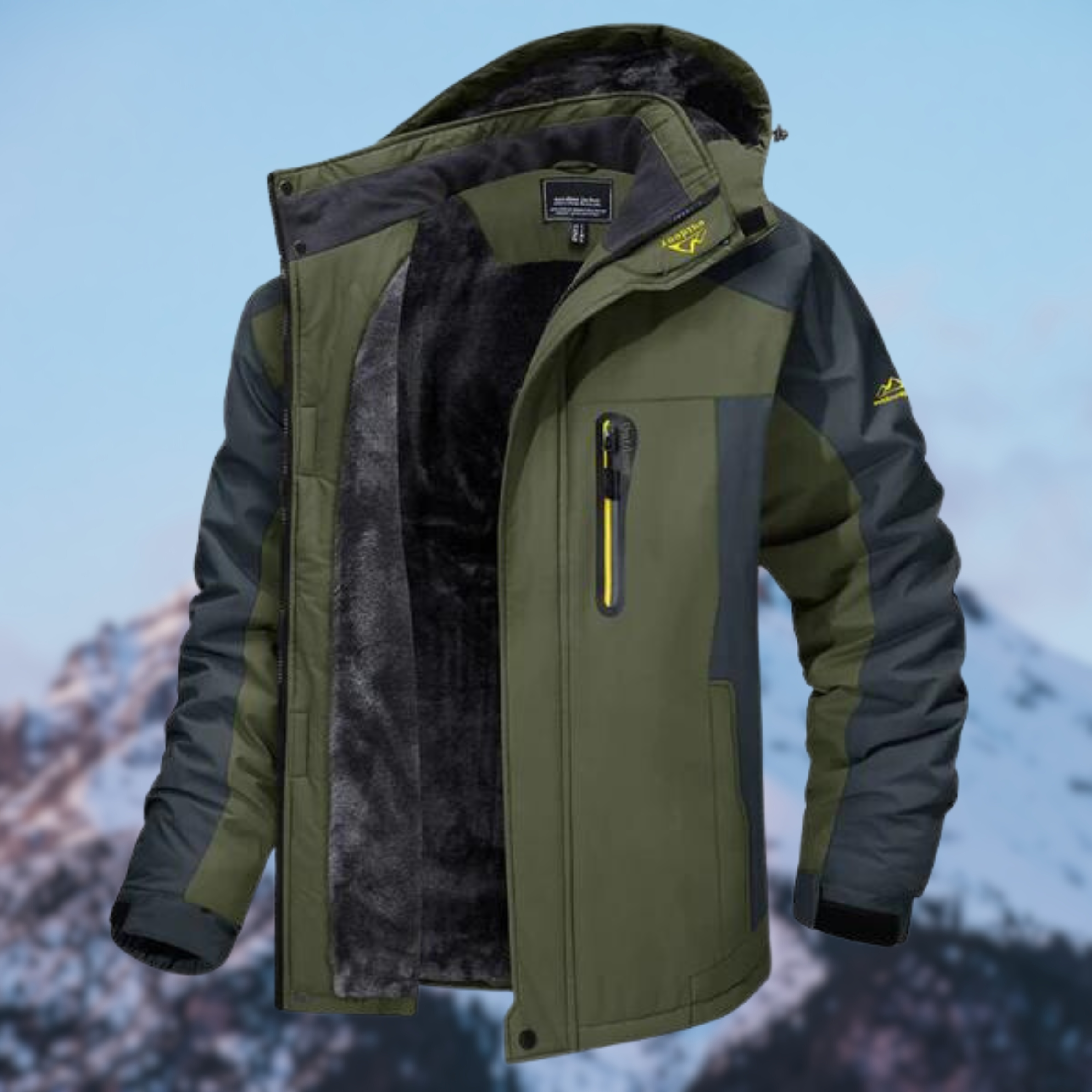 Herren Outdoorjacke gefüttert Winterjacke für jedes Wetter