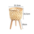 Soporte elevado para macetas con patas estables