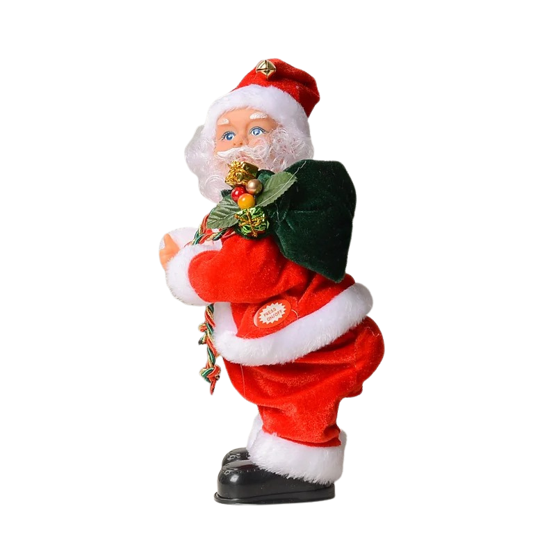 Festive Dancing Santa Figurine – Holiday Home Decoration