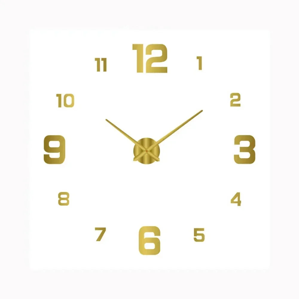 Silent elegant wall clock suitable for interiors