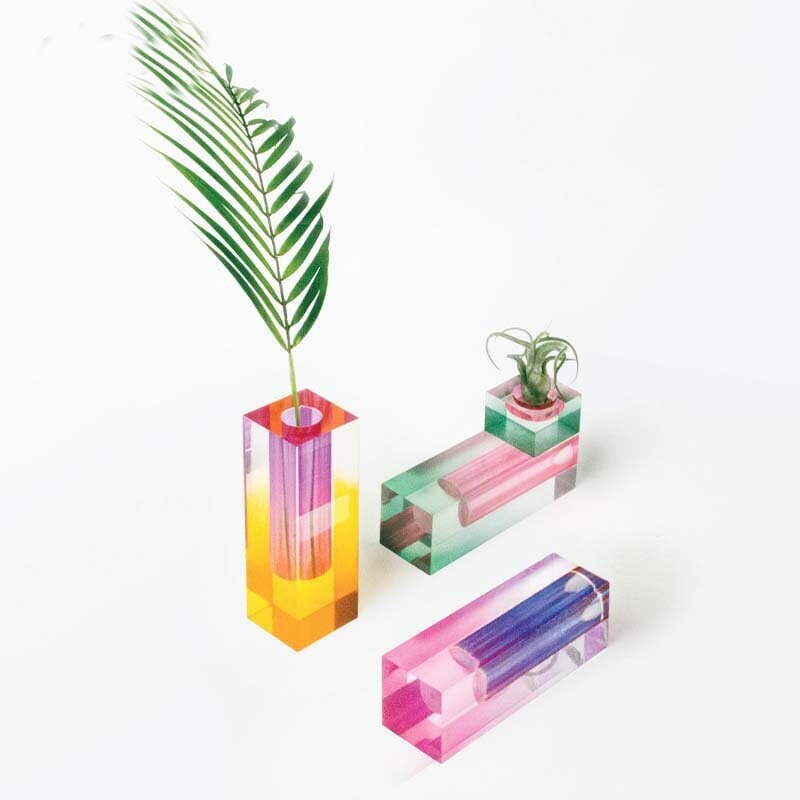 Vaso colorato moderno per la decorazione di piante da interno