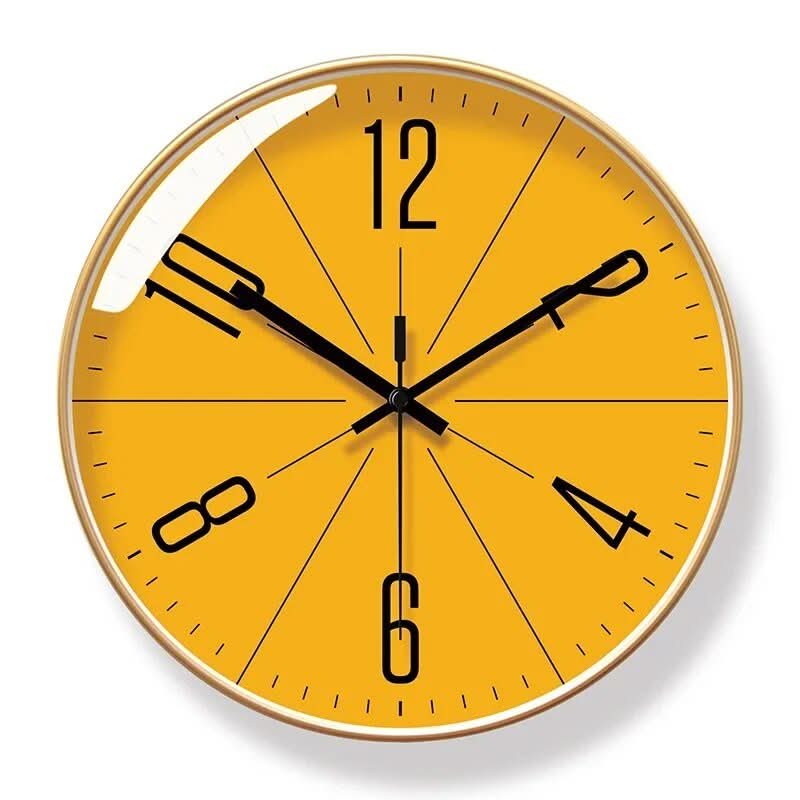 Horloge murale moderne avec mécanisme à quartz précis