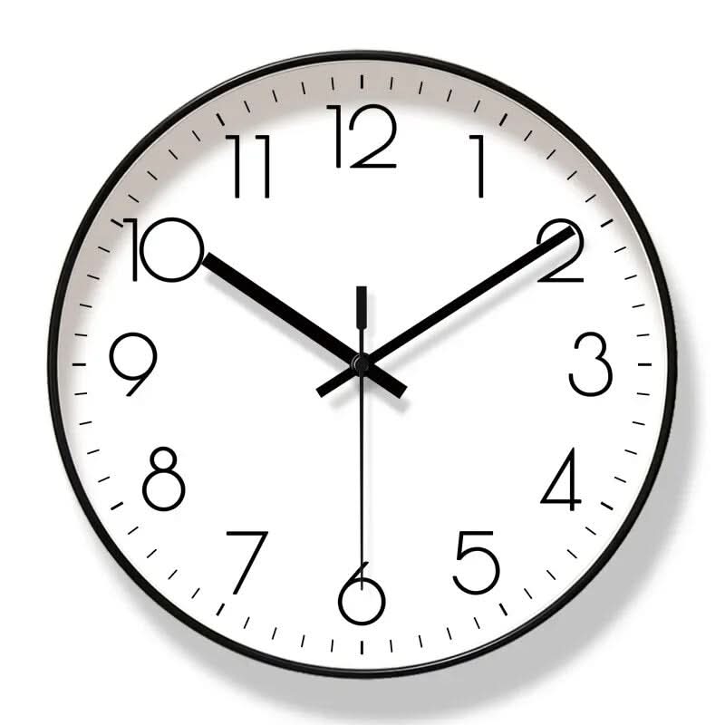Horloge murale moderne avec mécanisme à quartz précis