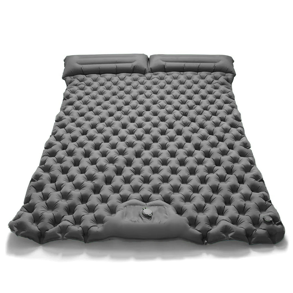 Matelas pneumatique double portable pour le camping et les activités en plein air