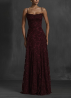 Elegancka Sukienka Maxi z Efektem Drapowania