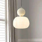 Glass ceiling lamp with gold finish for interiors